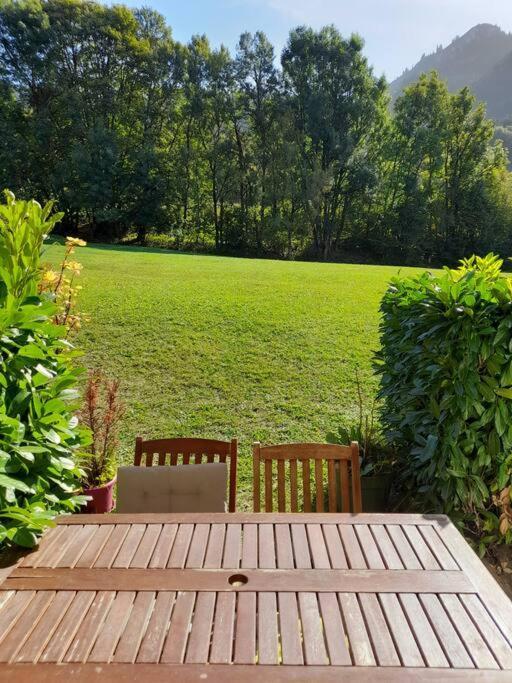 Appartement Rez De Jardin / Pieds Des Pistes à Bernex Extérieur photo