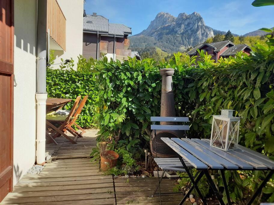 Appartement Rez De Jardin / Pieds Des Pistes à Bernex Extérieur photo